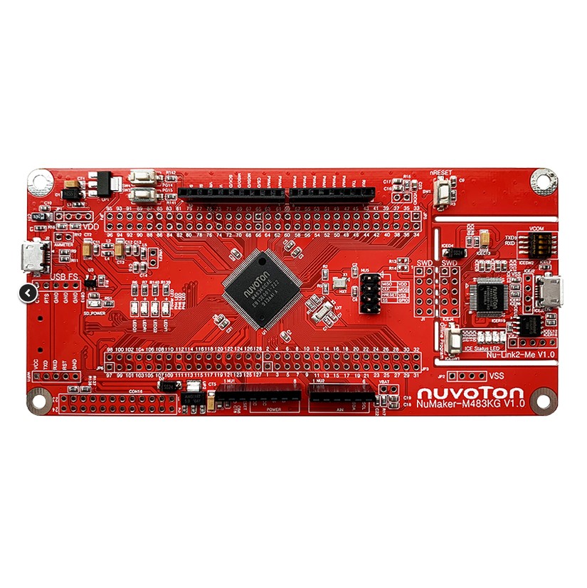 EVAL BOARD FOR M483KG MCU 32 BIT ARM - NK-M483KG