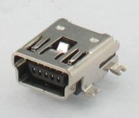 CONN.USB MINI B TYPE 5PIN SMT R/A FEMALE - 202A-FBNR-R03