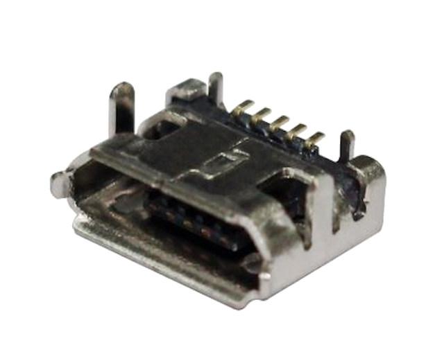 CONN.MICRO USB 2.0 B TYPE 5PIN SMT R/A