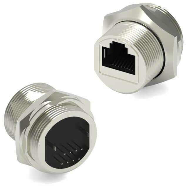 CONN.MODULAR ADAPTER RJ45 8P8C STRAIGHT