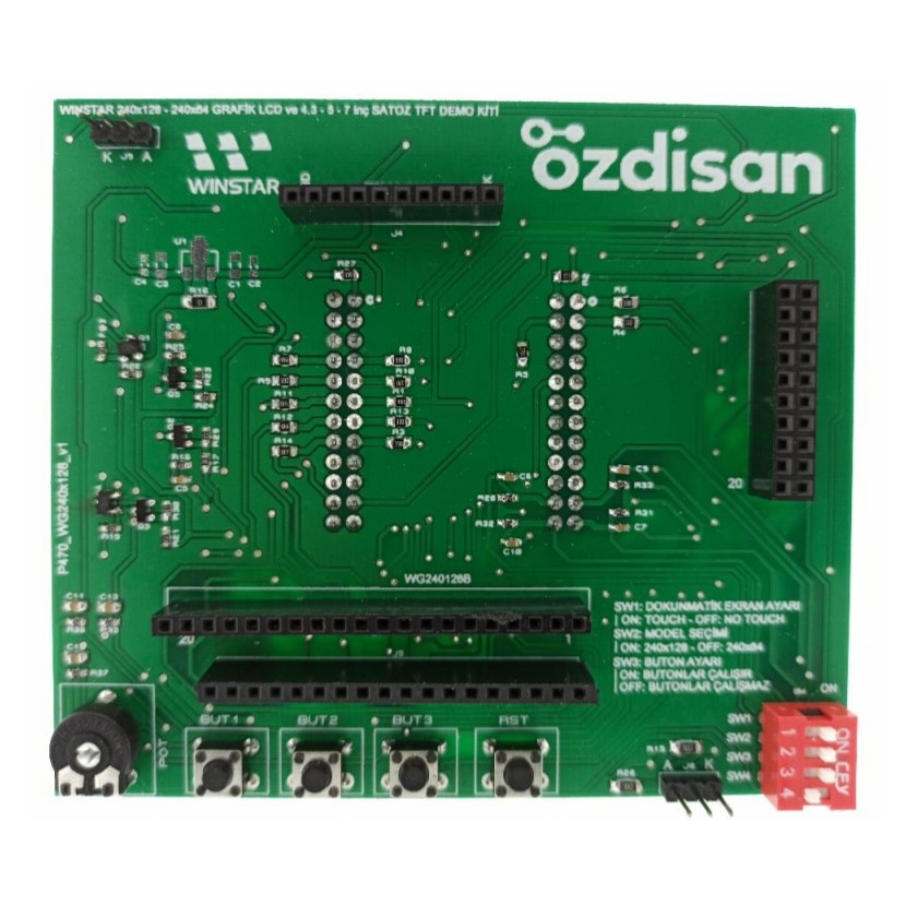 WINSTAR SATOZ EVAL BOARD V1 240x128 LCD TFT 3.3V