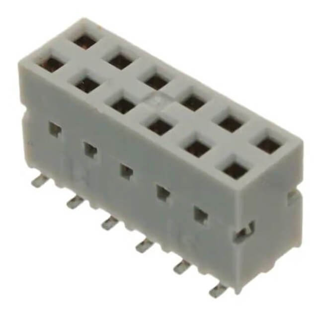 CON.T.B.2.54MM 12P RECEPTACLE GOLD SMD - 89898-306LF