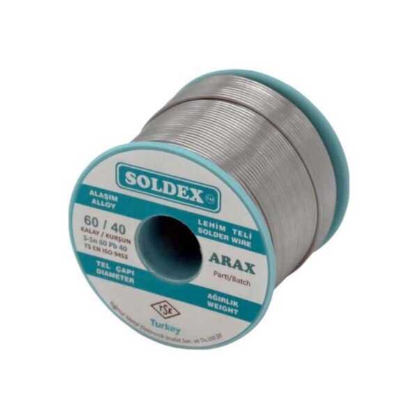 KURŞUNLU ARAX LEHİM TELİ Sn60 Pb40 1,60mm 500gr - LEHİM TELİ 60A165