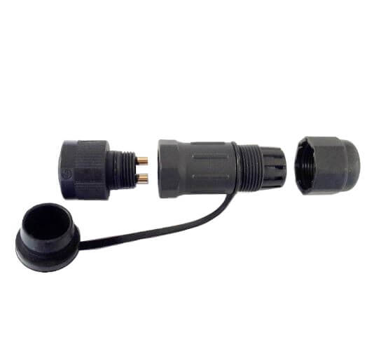 CONNECTOR MICRO JACK 2PIN WATERPROOF CABLE SIDE - L170122001