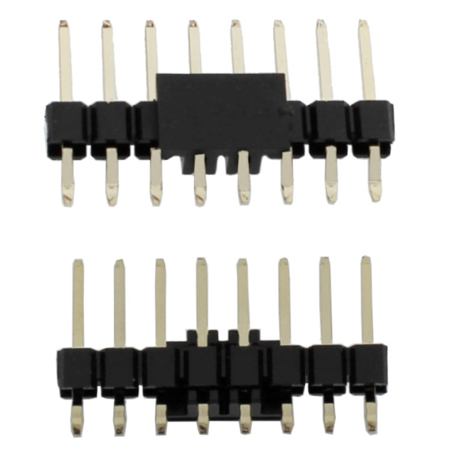 PIN HEADER 8PIN(1x8) 2.54mm SMT R/A TAPE&REEL - L-KLS1-207A-1-08-TC-3X6