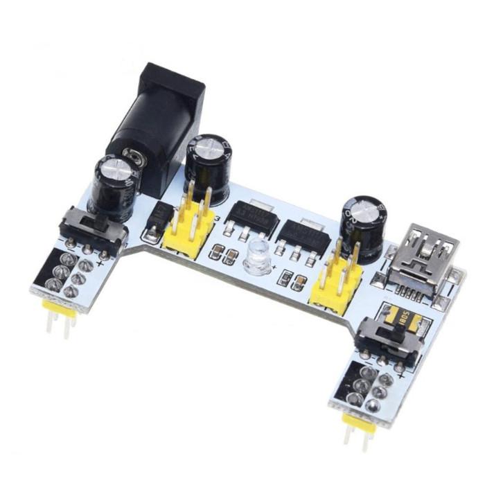 BREADBOARD POWER MODULE 5V 3.3V MB102 ARD WHITE
