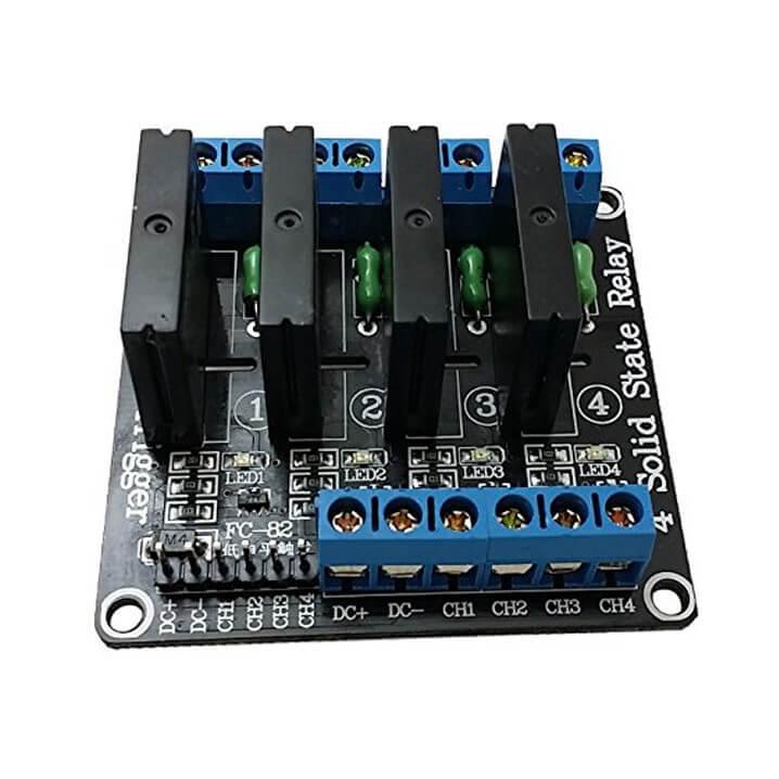 SOLID STATE RELAY MODULE 4 CH 5V LOW VOLTAGE