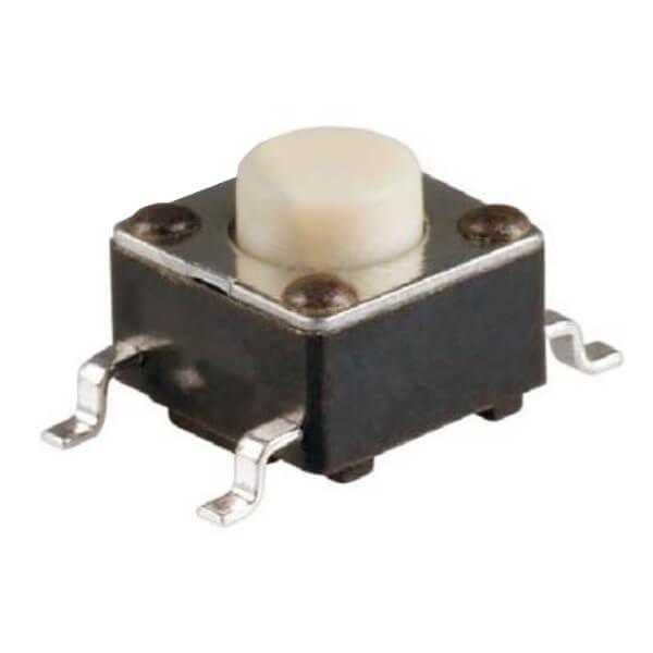 SWITCH TACT 4.5x4.5MM 6.5MM 180gf SMD