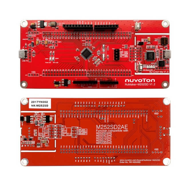 EVAL BOARD FOR M252SD MCU 32 BIT ARM - NK-M252SD