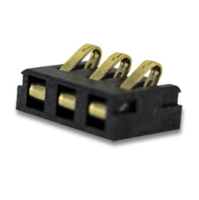 SPRING BATTERY 6PIN 2.50MM V/T H:2.60MM - 304D-262506