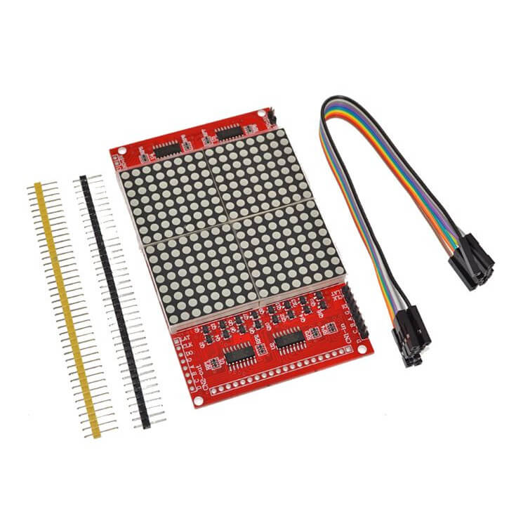 16X16 RED MICROCONTROLLER LED DOT MATRIX DISPLAY M