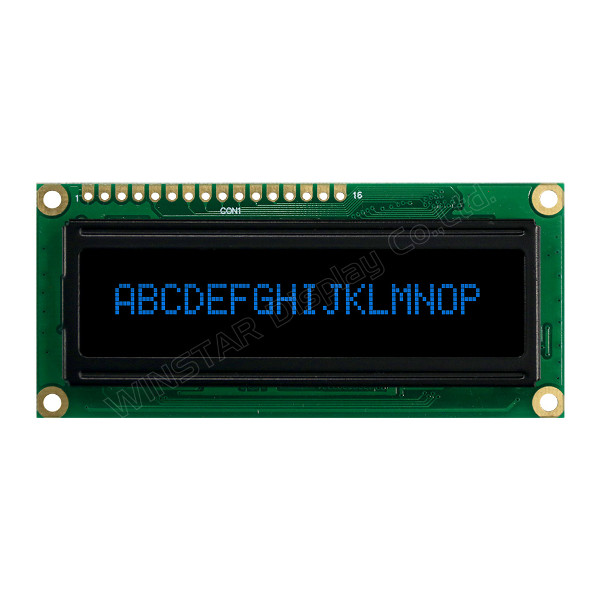 OLED CHARACTER 16X1 BLUE 2.25" - WEH001601BBPP5N00000