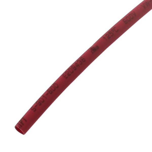 HEAT SHRINK 3.5mm RED (MAKARON) 2:1 W/ UL - WOER-R3.0-RED