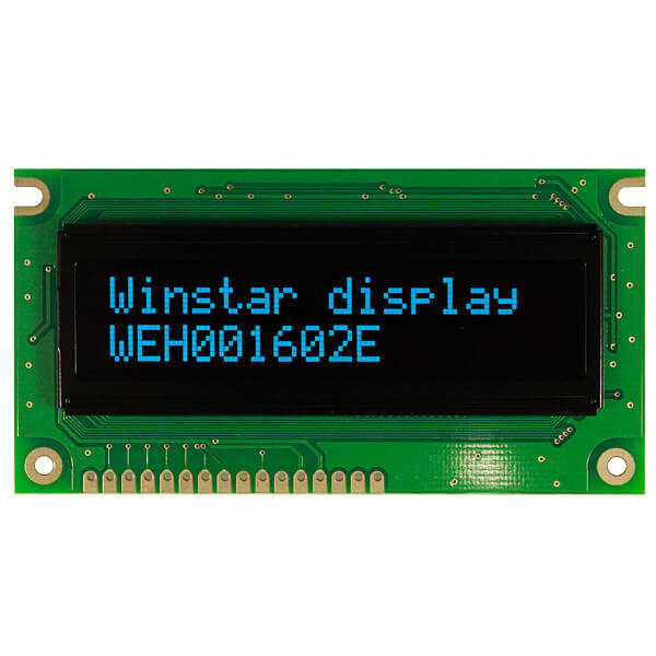 OLED CHARACTER 16X2 BLUE - WEH001602EBPP5N00000