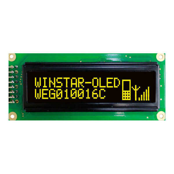 OLED GRAPHIC 100X16 YELLOW 2.4" - WEG010016CLPP5N00000