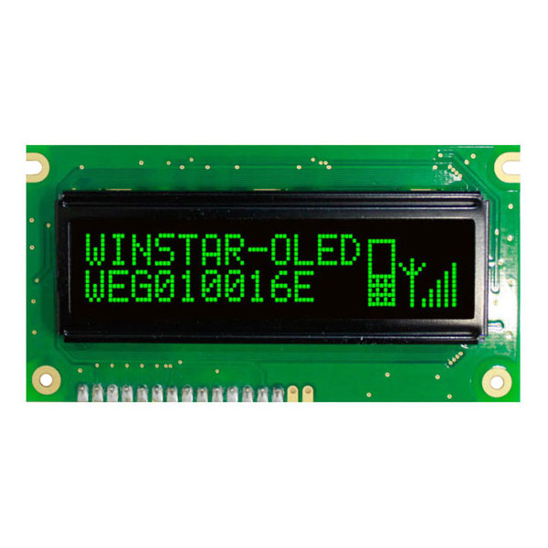 OLED GRAPHIC 100X16 GREEN 2.4" - WEG010016EGPP5N00000