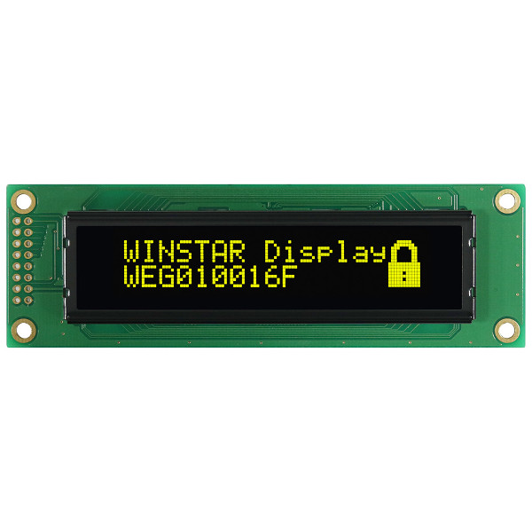 OLED GRAPHIC 100X16 YELLOW - WEG010016FLPP5N00003