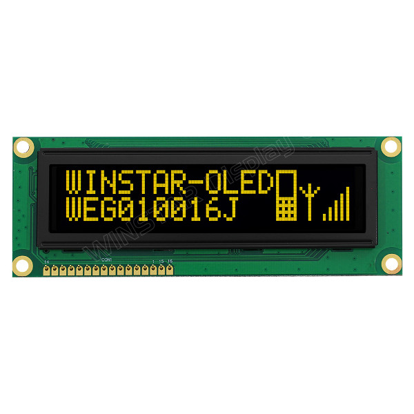 OLED GRAPHIC 100X16 YELLOW 3.84" - WEG010016JLPP5N00000