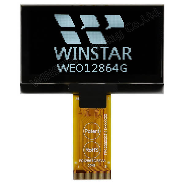 OLED COG 128X64 WHITE 2.42" - WEO012864GWPP3N00002