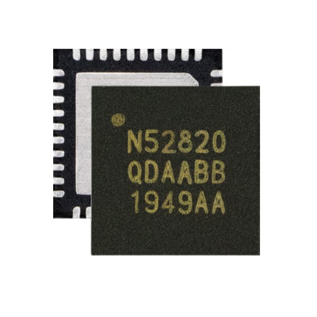 BLUETOOTH IC RF TXRX+MCU ISM>2.5GHZ 2.36GHz WLCSP6 - NRF52820-QDAA-R7