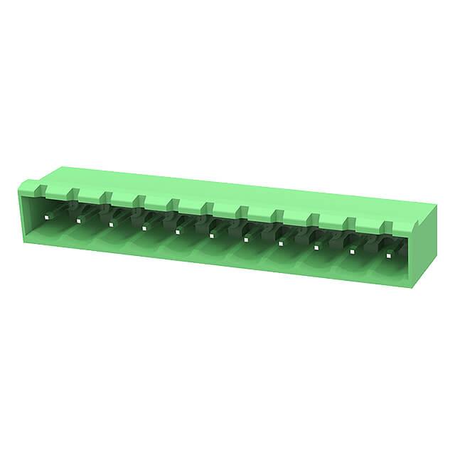 TERM.BLK.5.08MM 11P 90C MALE GREEN CLOSED LONG PIN - 2EDGRC-5.08-11P-14-190AH