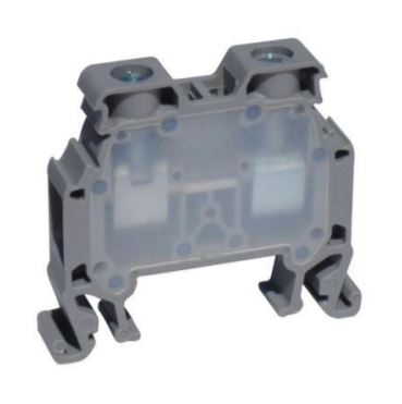 TERM.BLK DIN RAIL 1P 6MM² BLACK - ONKA-1034