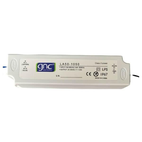 LED DRIVER 50W 1050mA CC NON-DIMM IP67(9-48V)