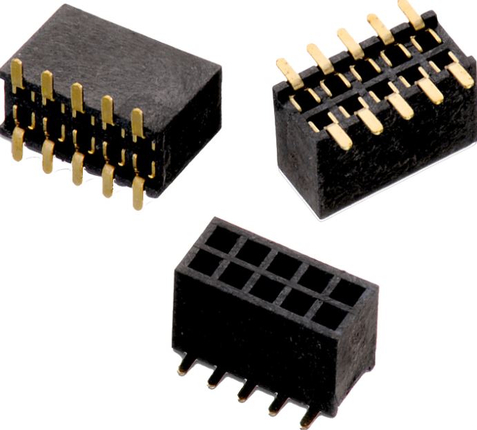 FEMALE HEADER 8PIN(2x4) 1.27mm SMT - 62300821021-