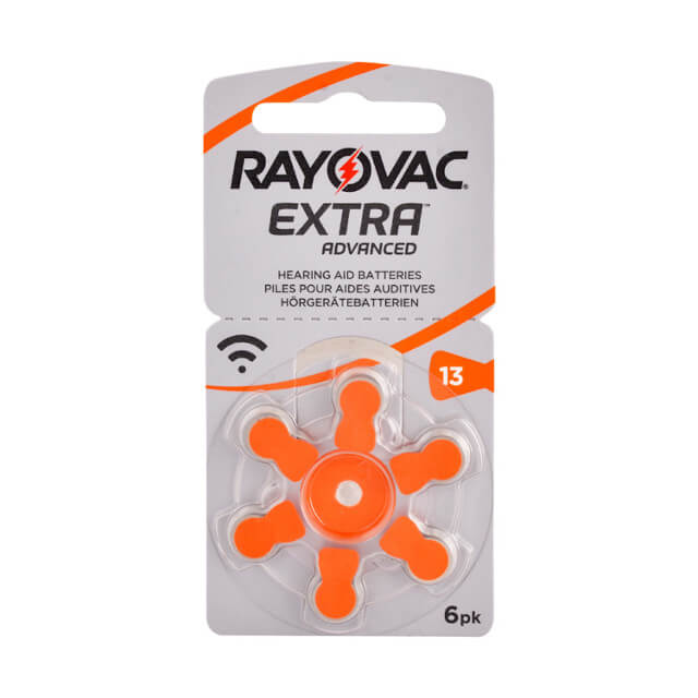 RAYOVAC EXTRA ADVANCED 13/PR48 NUM.KUL.PİLİ 6LI - PR48 NUMARA KULAKLIK PİL