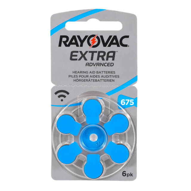 RAYOVAC EXTRA ADVANCED 675/PR44 NUM.KUL.PİLİ 6LI - PR44 NUMARA KULAKLIK PİL