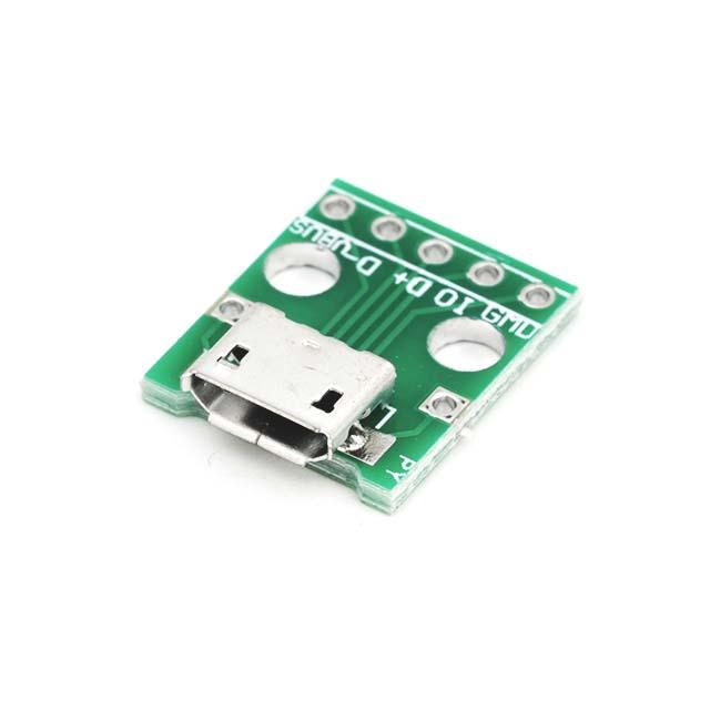 CONN TO PLATED THT ADAPTER USB-MICRO B 2.54PITCH