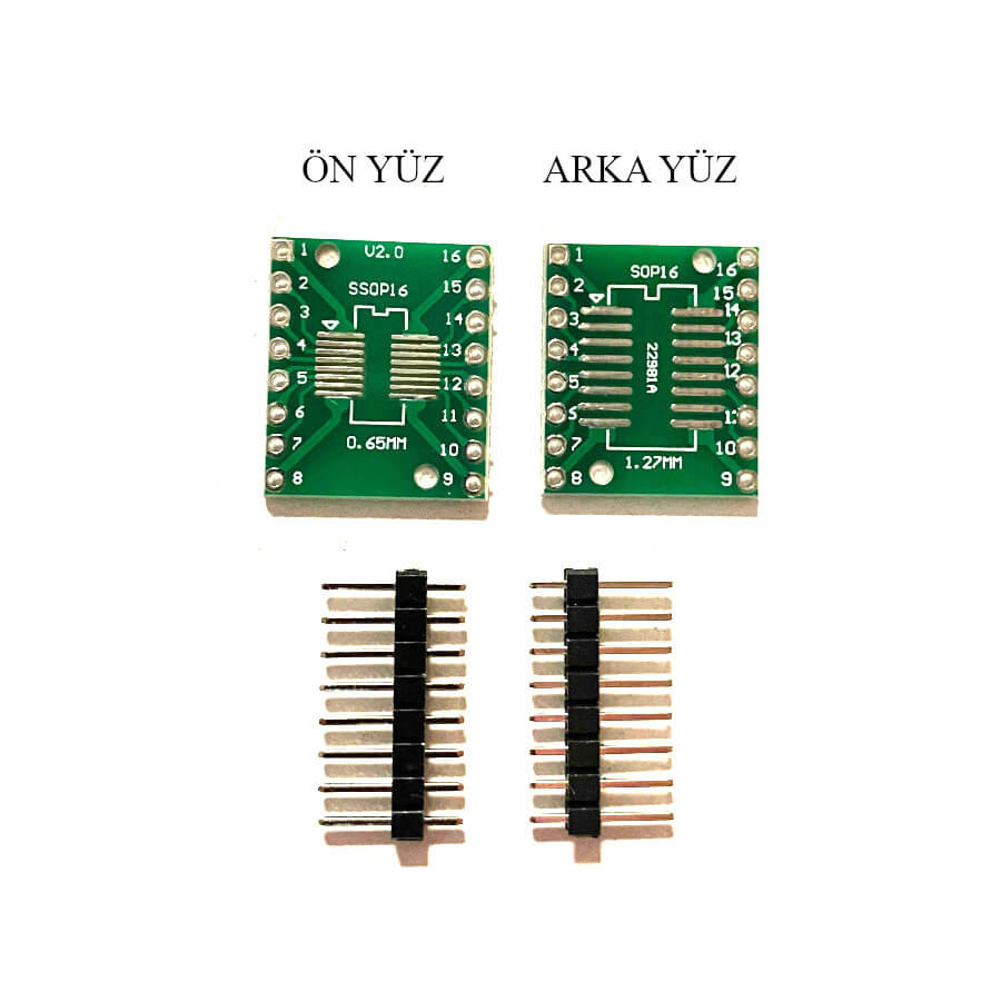 SOP16 1.27MM / SSOP16 0.65MM TO DIP16 ADAPTER