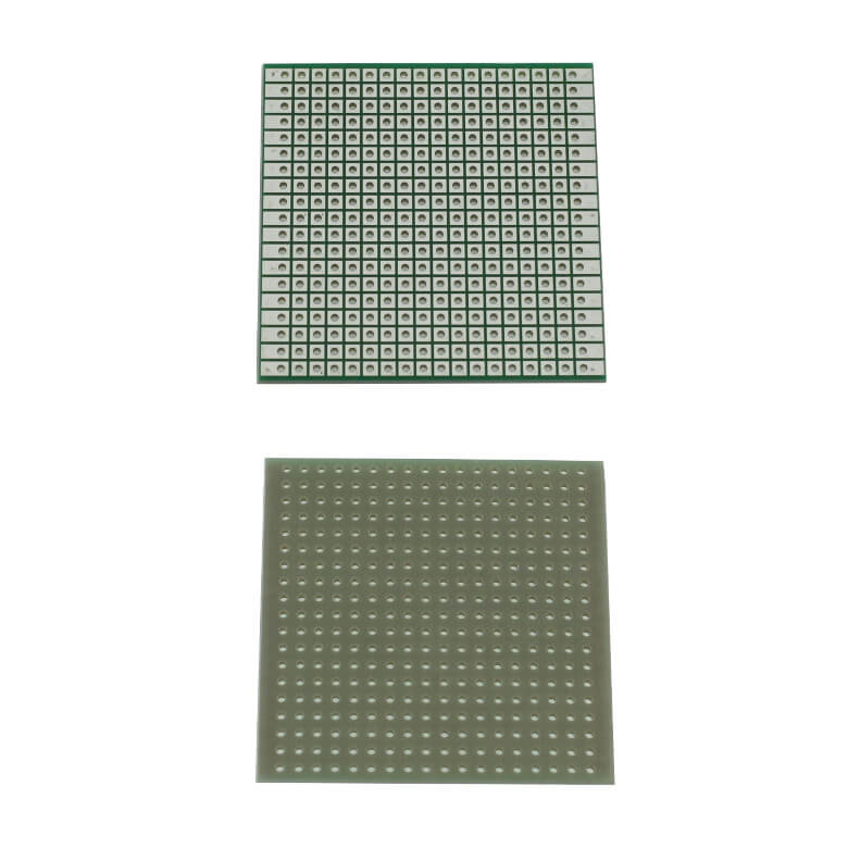 PCB DELİKLİ PERTİNAKS FR4 TEK YÜZLÜ 5x5 CM