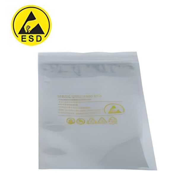 ANTİSTATİK KİLİTLİ METALİZE POŞET 75X125mm 1 LAYER - ESD POŞET 75X125 1L-Z