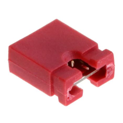 JUMPER 2.54MM OPEN RED 6.00MM - L-KLS1-203A-O-R-6.0