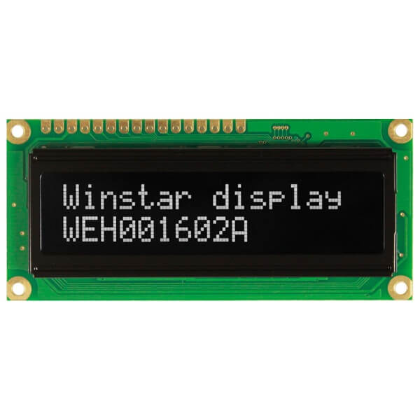 OLED CHARACTER 16X2 WHITE 2.29" - WEH001602AWPP5N00100