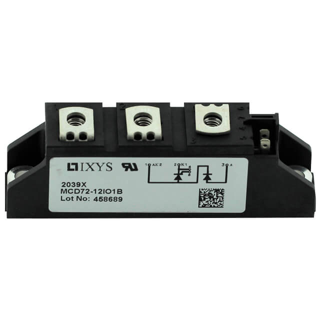 THYRISTOR DIODE MOD.DUAL 85A 1200V TO240AA CHASSIS - MCD72-12IO1B