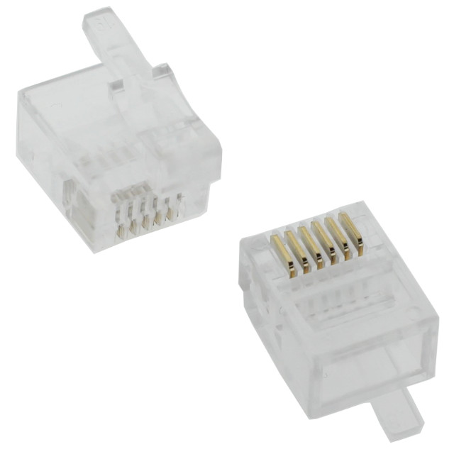 CONNECTOR PLUG 6P6C UNSHILDED - L-KLS12-RJ12C-6P6C-01