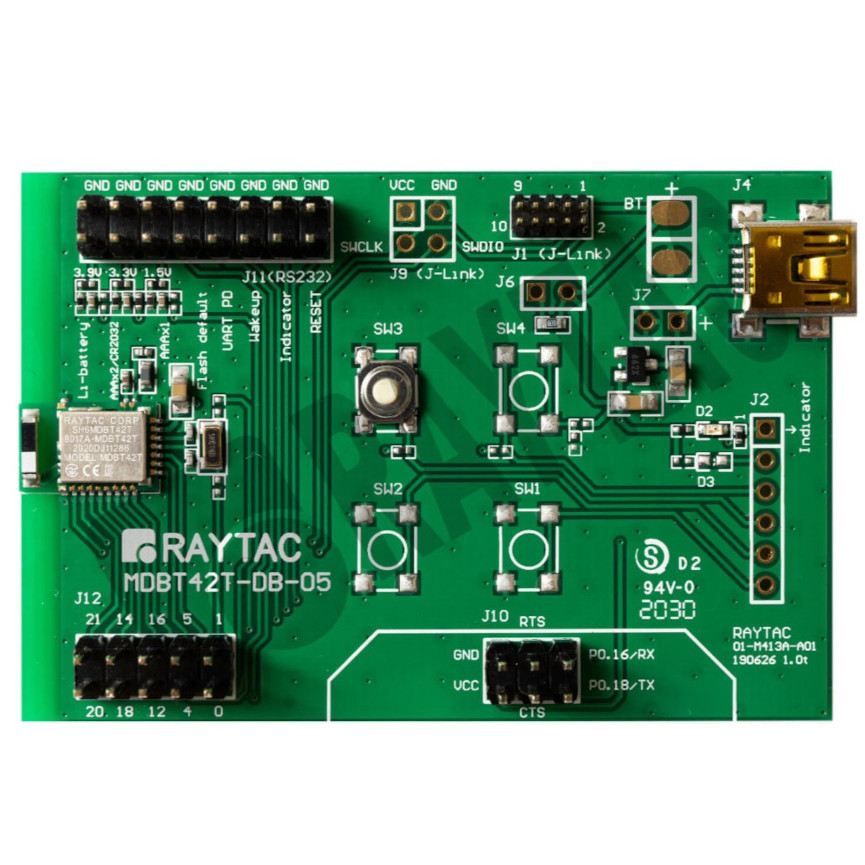 EVALUATİON BOARD FOR MDBT42Q-ATM - MDBT42T-AT-UART-S