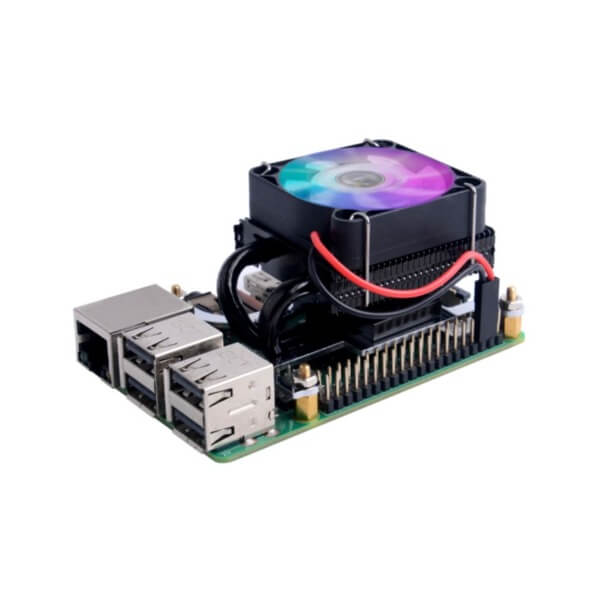 Black Low-Profile ICE Cooling Fan for Raspberry Pi - SEEED-114992331