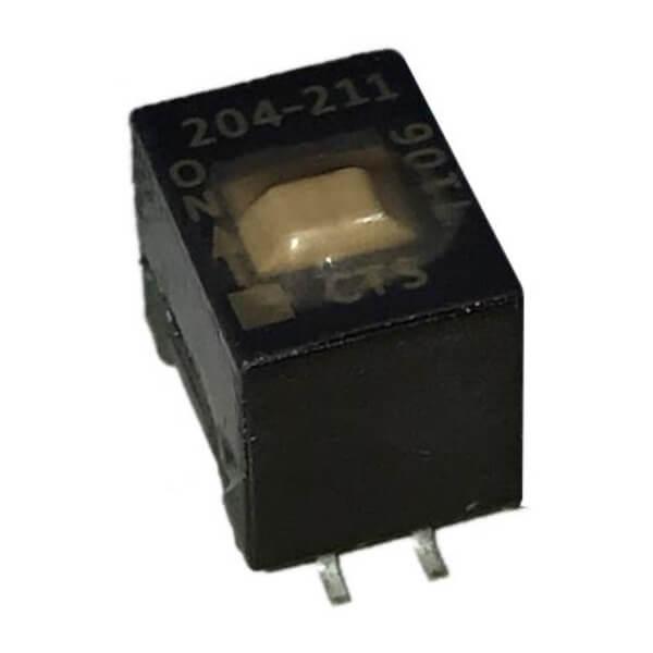 SWITCH DIP 1 Pos. SPST 50mA 24VDC SMT V/T