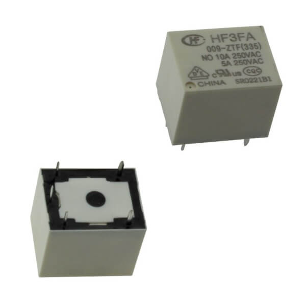 RELAY POWER 10A 9VDC SPDT (1 Form C) - HF3FA/009-ZTF(335)