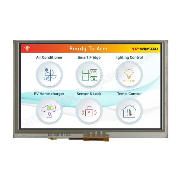 TFT LCD 5" 800x480 HDMI RESISTIVE TOUCH - WF50BTIFGDHTV#