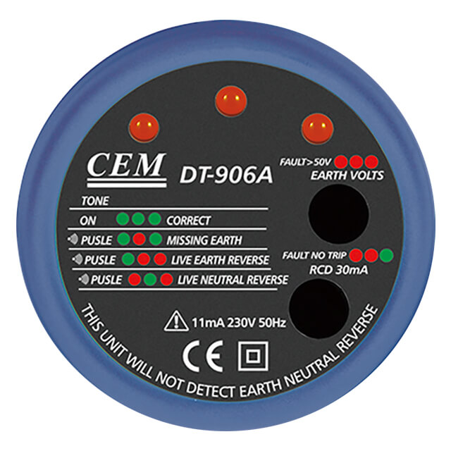 DT-906A PRİZ TEST CİHAZI CEM - PRİZ TEST CİHAZI