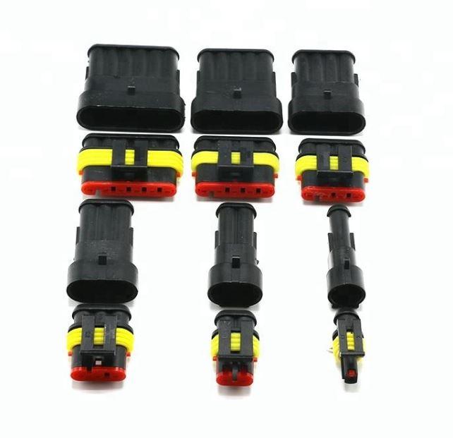 CONNECTOR 5P 6MM FEMALE BLACK AUTOMOTIVE