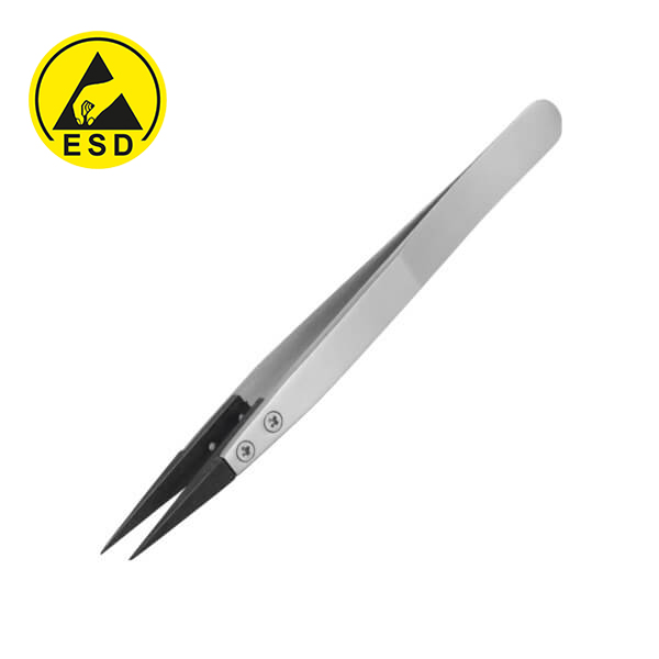 CIMBIZ ESD İNCE UÇLU 0.5MM 130MM DÜZ TİP - PTZ-41 TWEEZER