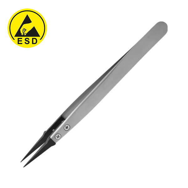 CIMBIZ ESD ULTRA İNCE UÇLU 0.4MM 130MM DÜZ TİP - PTZ-45 TWEEZER