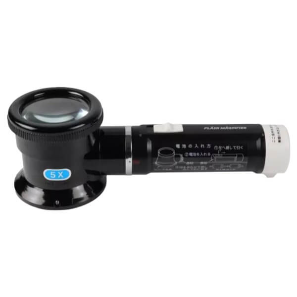 EL TİPİ LED IŞIKLI BÜYÜTEÇ R50MM 5X L=190MM - SL-36 LOUPE