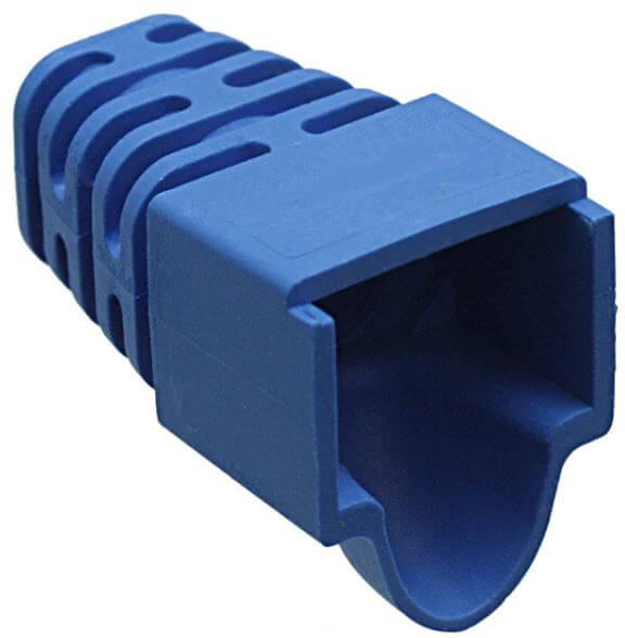 CONN. MODULAR PLUG COVER RJ45 YELLOW - KLS12-RJ45-M-3