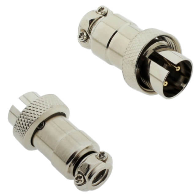 CONNECTOR MICRO JACK M16 2P FEMALE PLUG - L-KLS15-225-M16-2F5